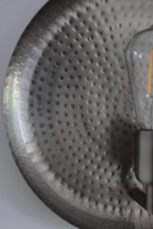 Dolium silver vägglampa stilren belysning | Dolium silver wall lamp | Dolium Silber Wandleuchte minimalistische Beleuchtung