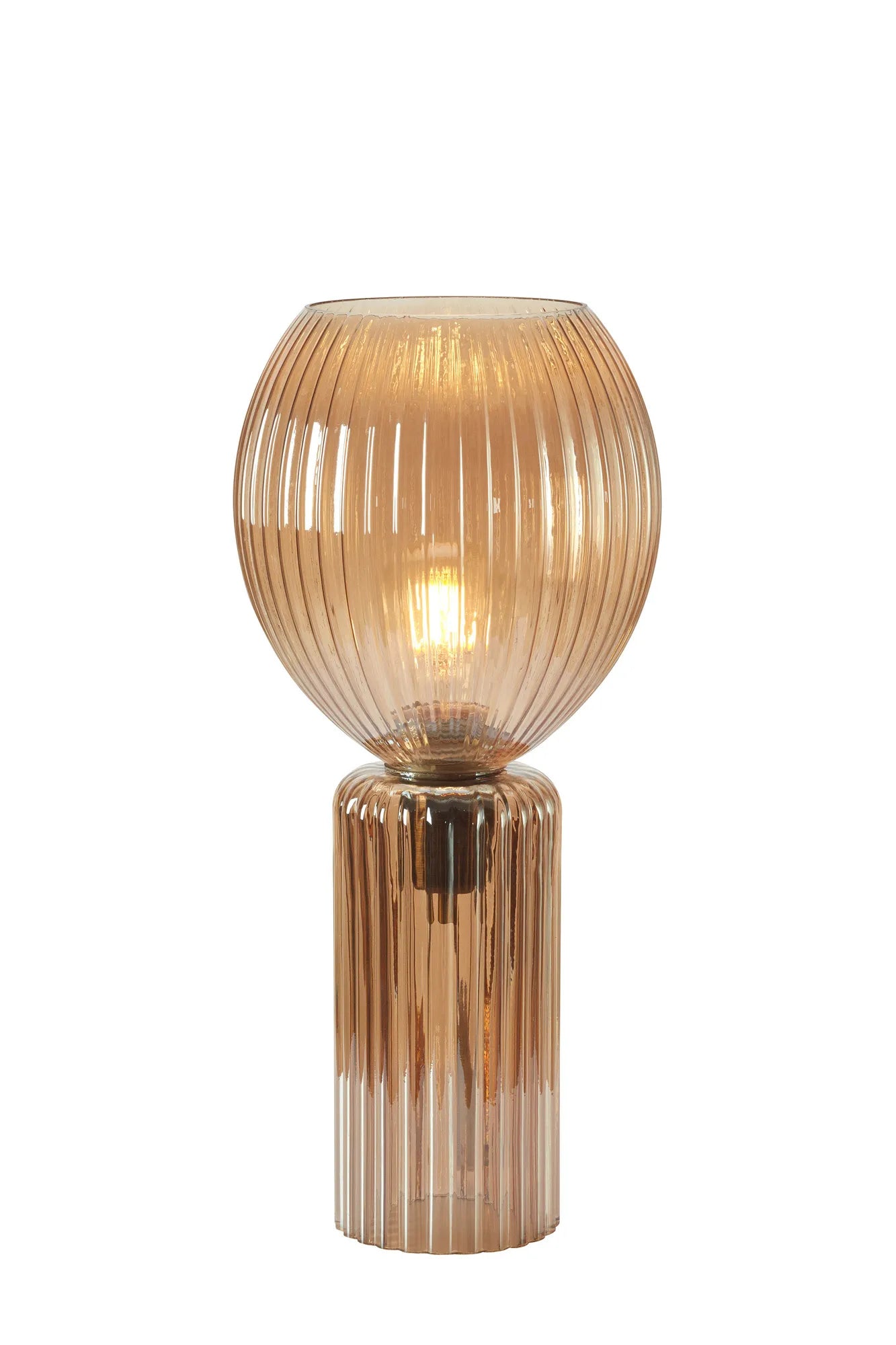 Toulipa bärnsten bordslampa 108851 | Toulipa amber table lamp 108851 | Toulipa Bernstein Tischlampe 108851
