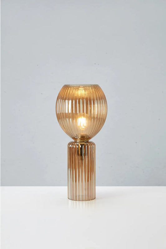 Toulipa bärnsten bordslampa stilren belysning | Toulipa amber | Toulipa Bernstein Tischlampe minimalistische Beleuchtung