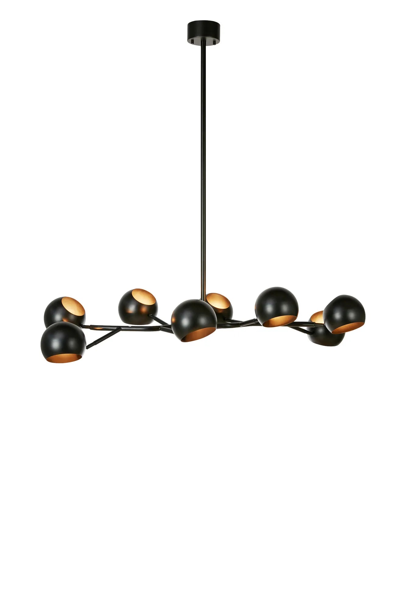 Edgar svart taklampa 108852 | Edgar black pendant lamp 108852 | Edgar schwarz Pendelleuchte 108852