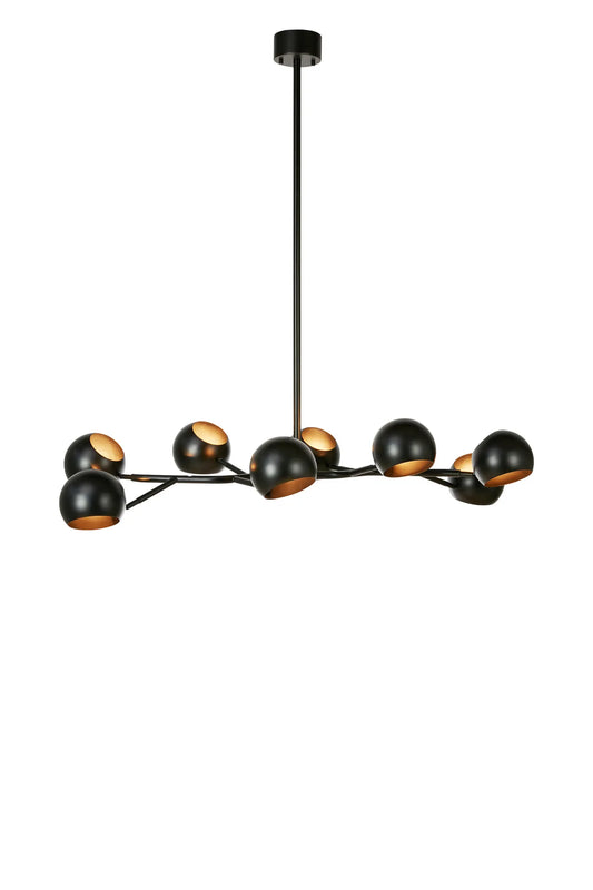 Edgar svart taklampa 108852 | Edgar black pendant lamp 108852 | Edgar schwarz Pendelleuchte 108852