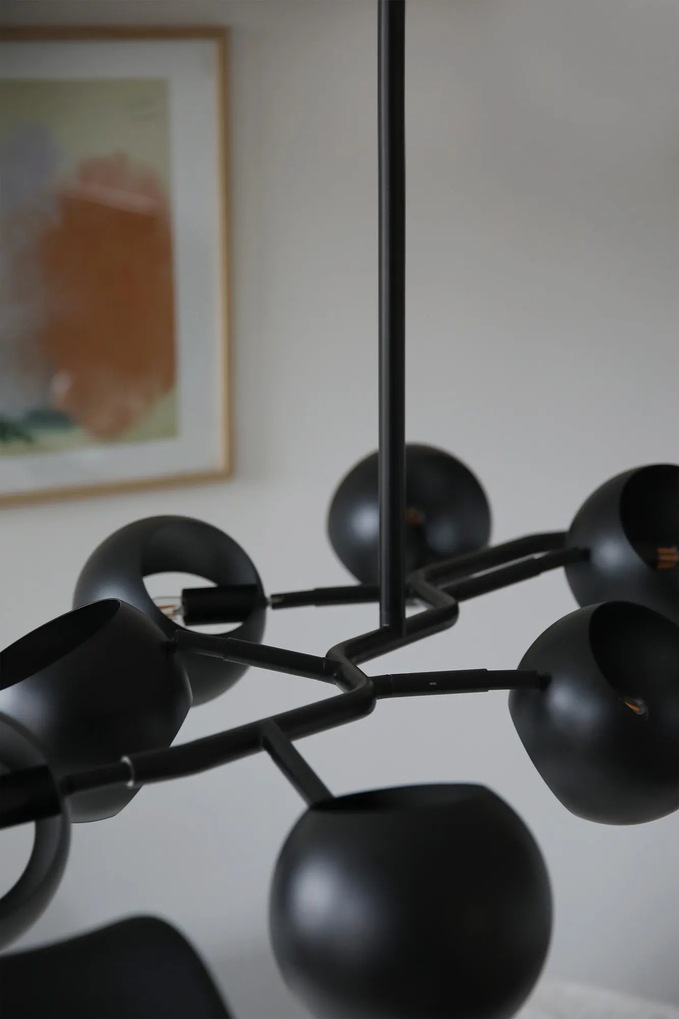 Edgar svart taklampa stilren belysning | Edgar black pendant lamp | Edgar schwarz Pendelleuchte minimalistische Beleuchtung