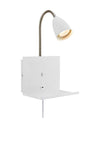 Cuarto vit vägglampa 108856 | Cuarto white wall lamp 108856 | Cuarto weiß Wandleuchte 108856