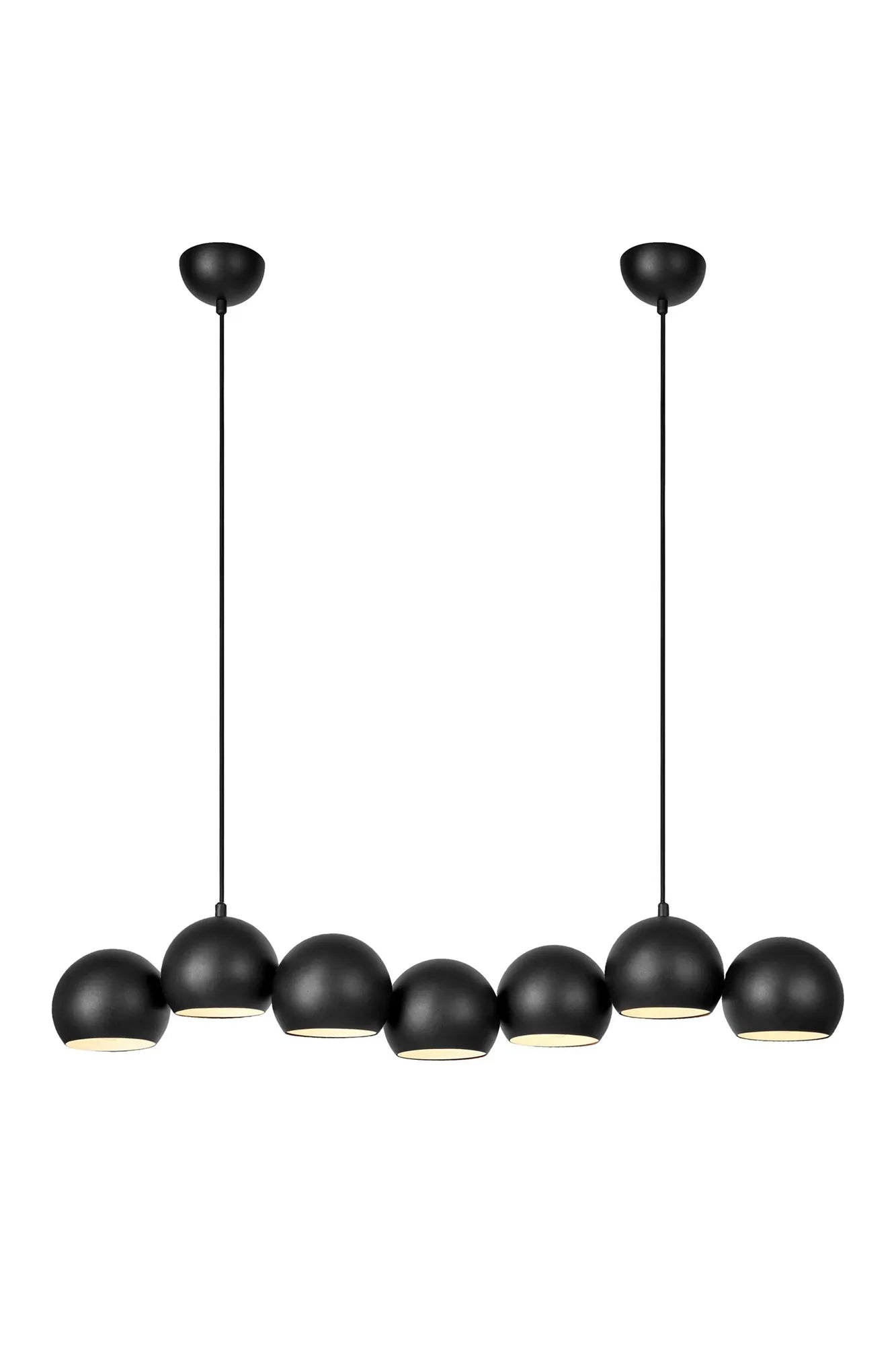 Cupolo svart taklampa 108860 | Cupolo black pendant lamp 108860 | Cupolo schwarz Pendelleuchte 108860