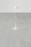Piny vit taklampa 35 cm stilren belysning | Piny white pendant lamp | Piny weiß Pendelleuchte minimalistische Beleuchtung