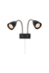 Ciro svart vägglampa 108901 | Ciro black wall lamp 108901 | Ciro schwarz Wandleuchte 108901