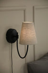 Amar svart vägglampa belysning | Amar black wall lamp | Amar schwarz Wandleuchte