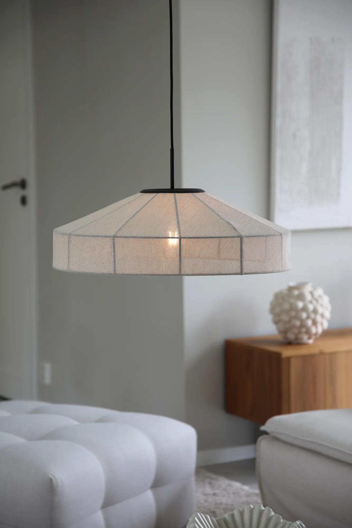 Alia beige taklampa belysning | Alia beige pendant lamp | Alia beige Pendelleuchte