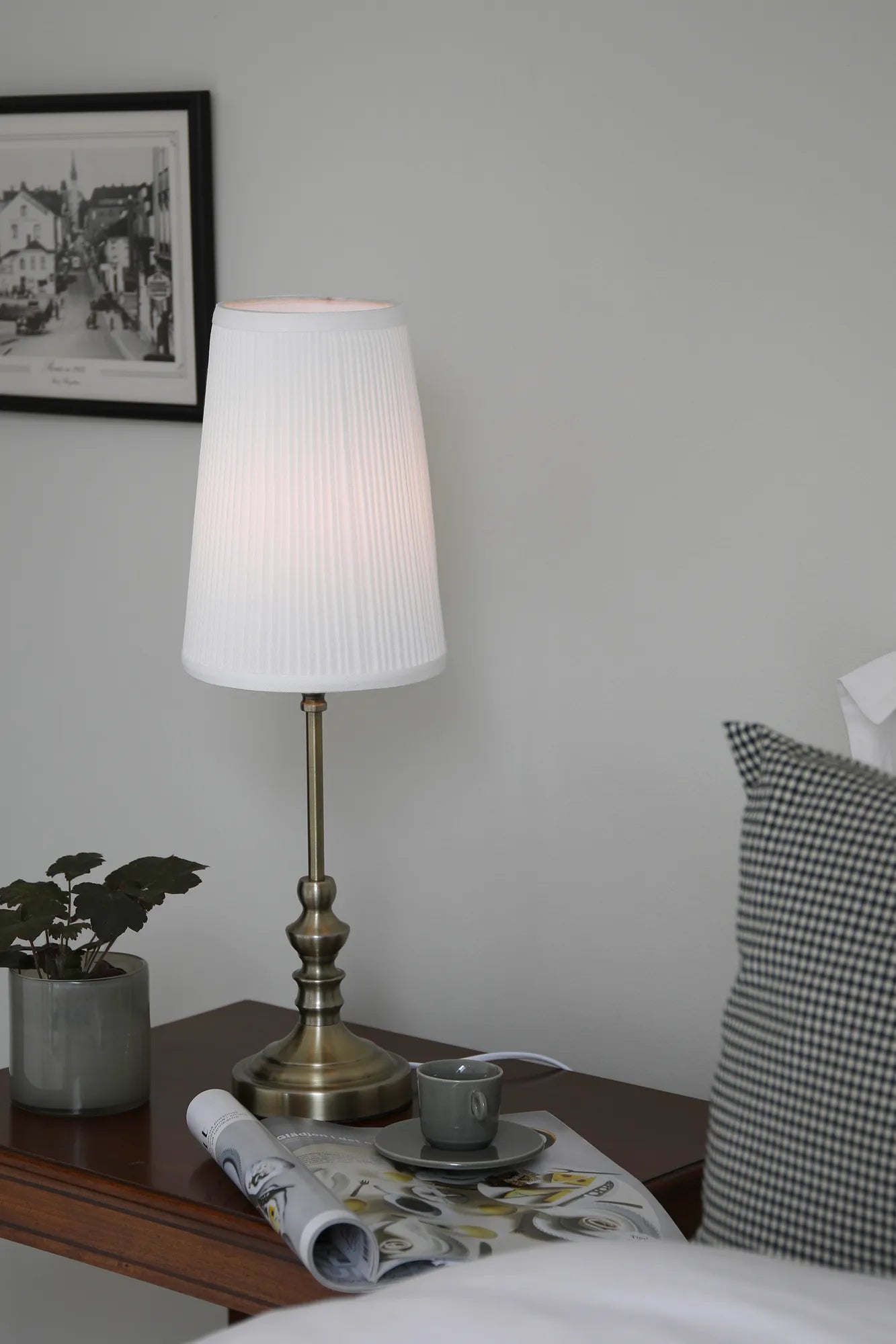 Noble mässing bordslampa 56 cm belysning | Noble brass table lamp | Noble Messing Tischlampe