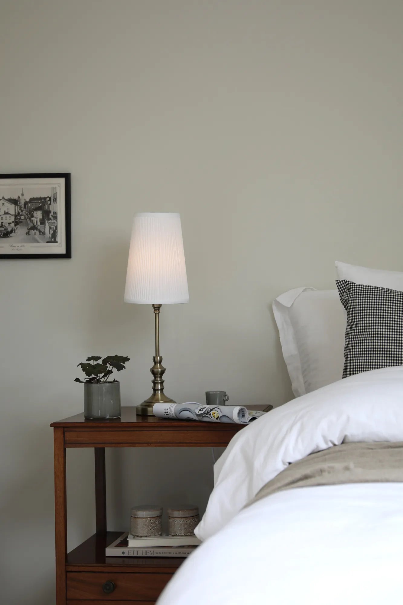 Noble mässing bordslampa 56 cm stilren belysning | Noble brass table | Noble Messing Tischlampe minimalistische Beleuchtung