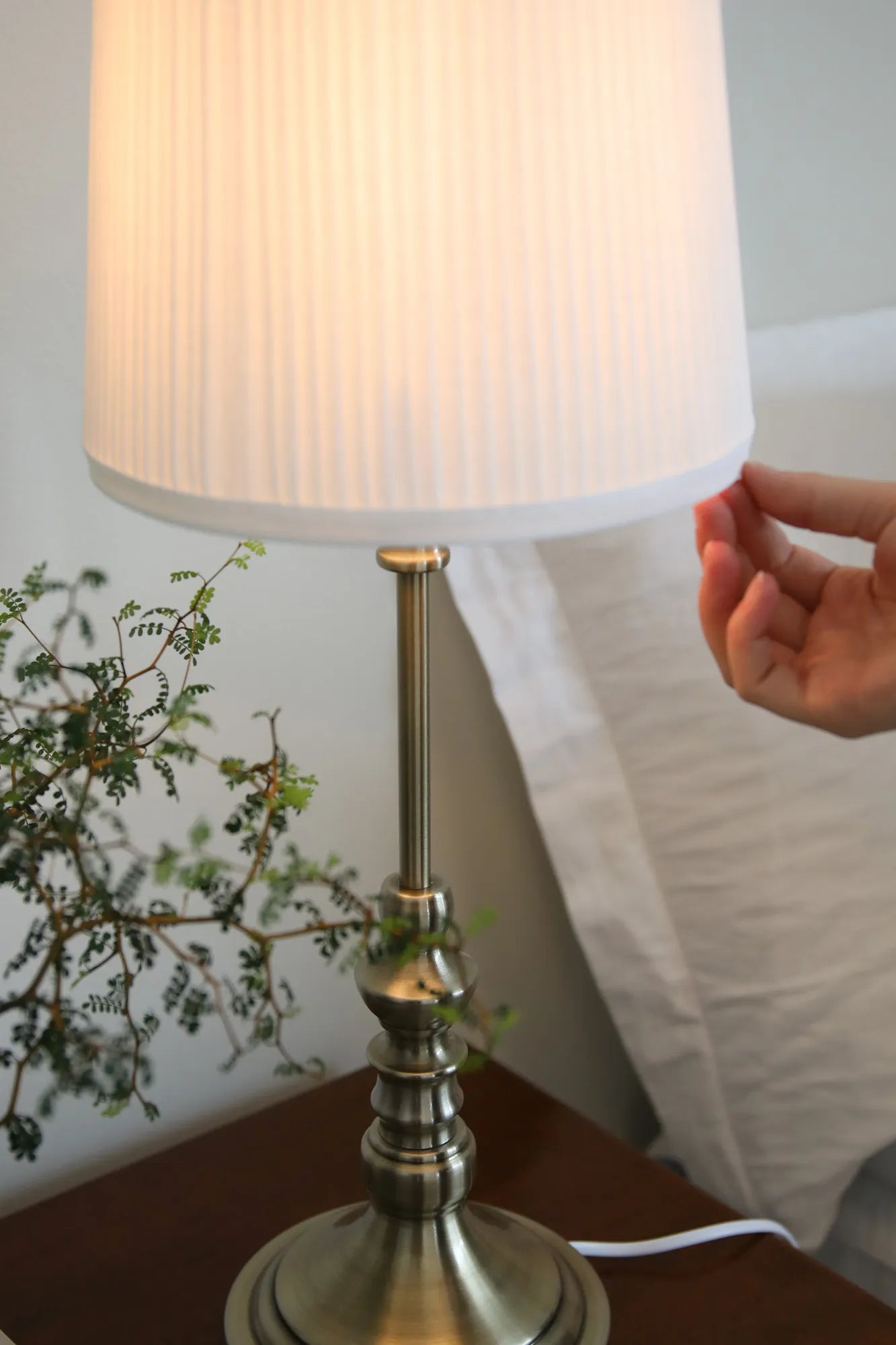 Noble mässing bordslampa 66 cm svensk design | Noble brass table lamp Swedish | Noble Messing Tischlampe schwedisches Design