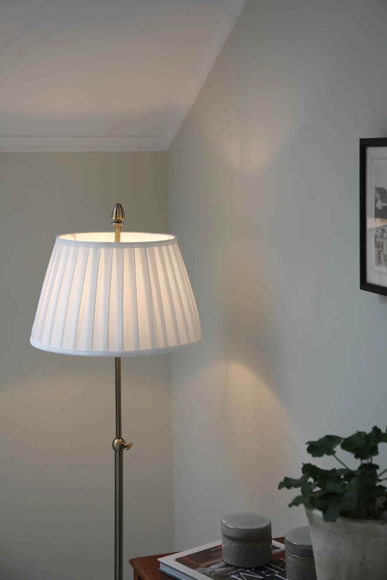 Oxford mässing golvlampa belysning | Oxford brass floor lamp | Oxford Messing Stehlampe