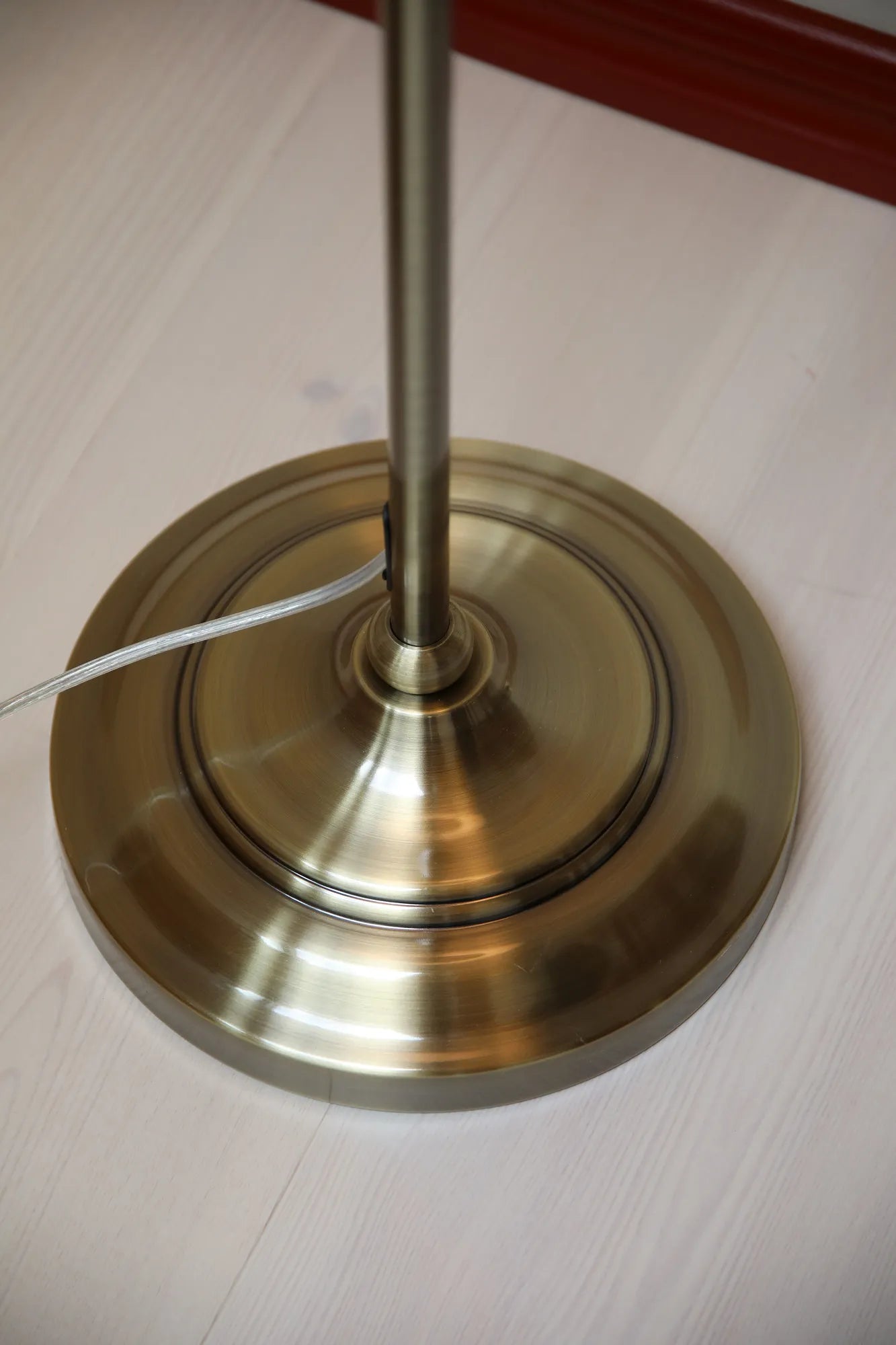 Oxford mässing golvlampa svensk design | Oxford brass floor lamp Swedish | Oxford Messing Stehlampe schwedisches Design