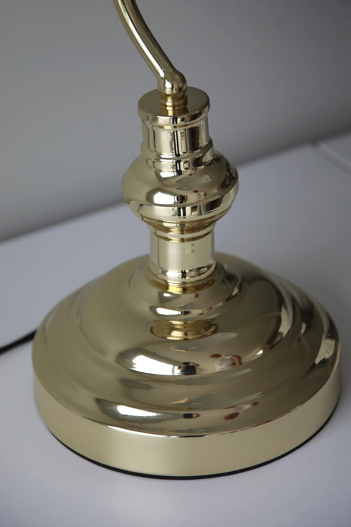 Bankers mässing bordslampa 42 cm skandinavisk design | Bankers brass | Bankers Messing Tischlampe skandinavisches Design