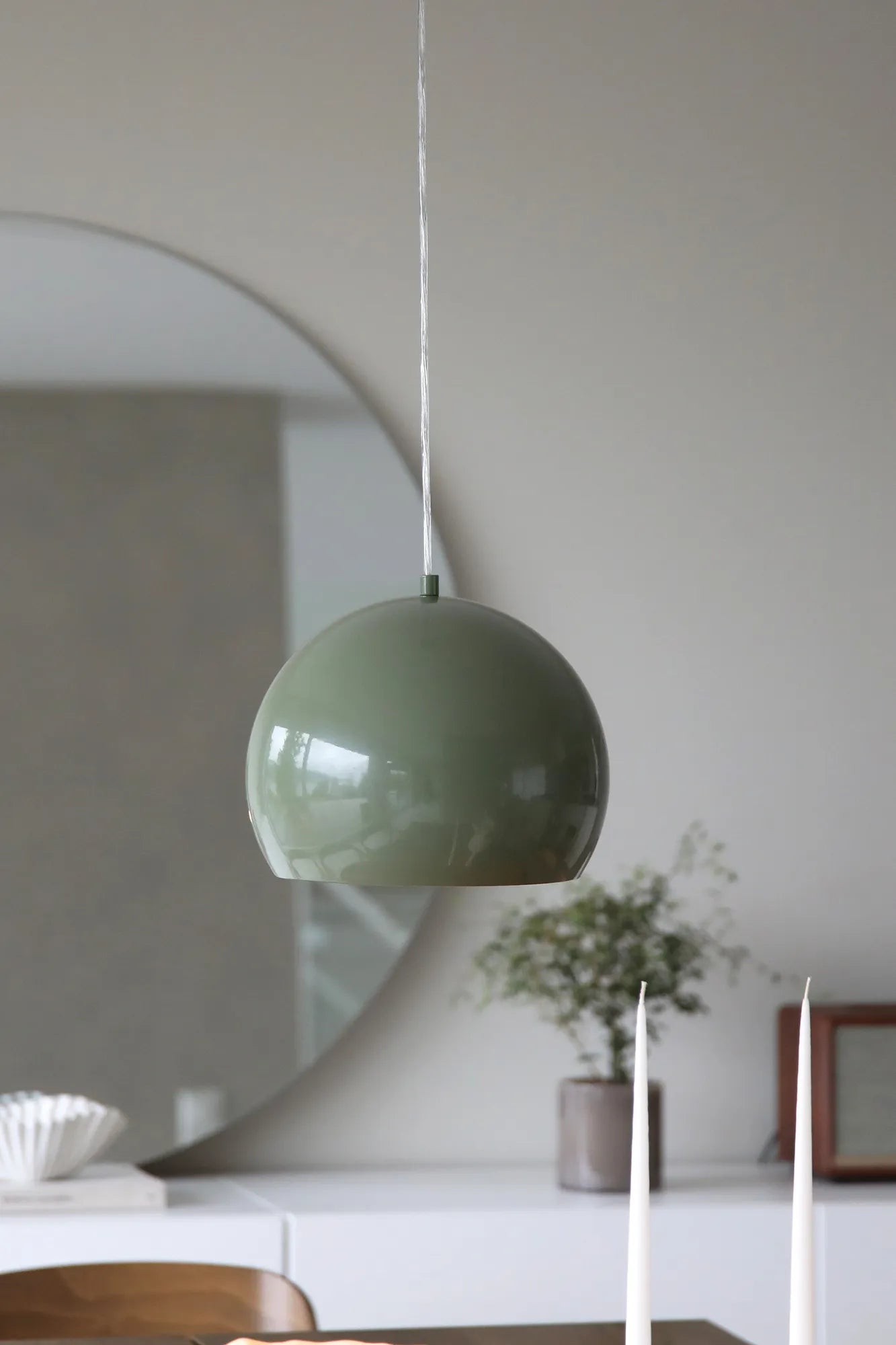 Pop grön taklampa 28 cm belysning | Pop green pendant lamp | Pop grün Pendelleuchte