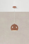 Pop brun taklampa 20 cm stilren belysning | Pop brown pendant lamp | Pop braun Pendelleuchte minimalistische Beleuchtung