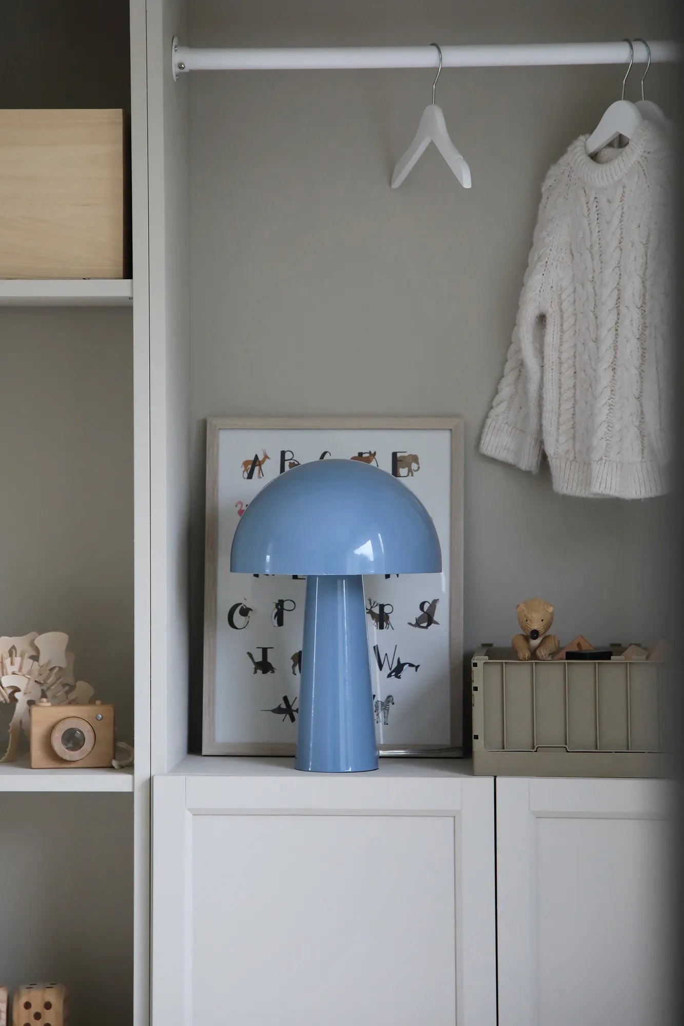 Mantar blå bordslampa skandinavisk design | Mantar blue table lamp | Mantar blau Tischlampe skandinavisches Design