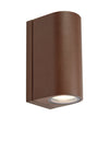 Alor Outdoor Wall Lamp Corten Double