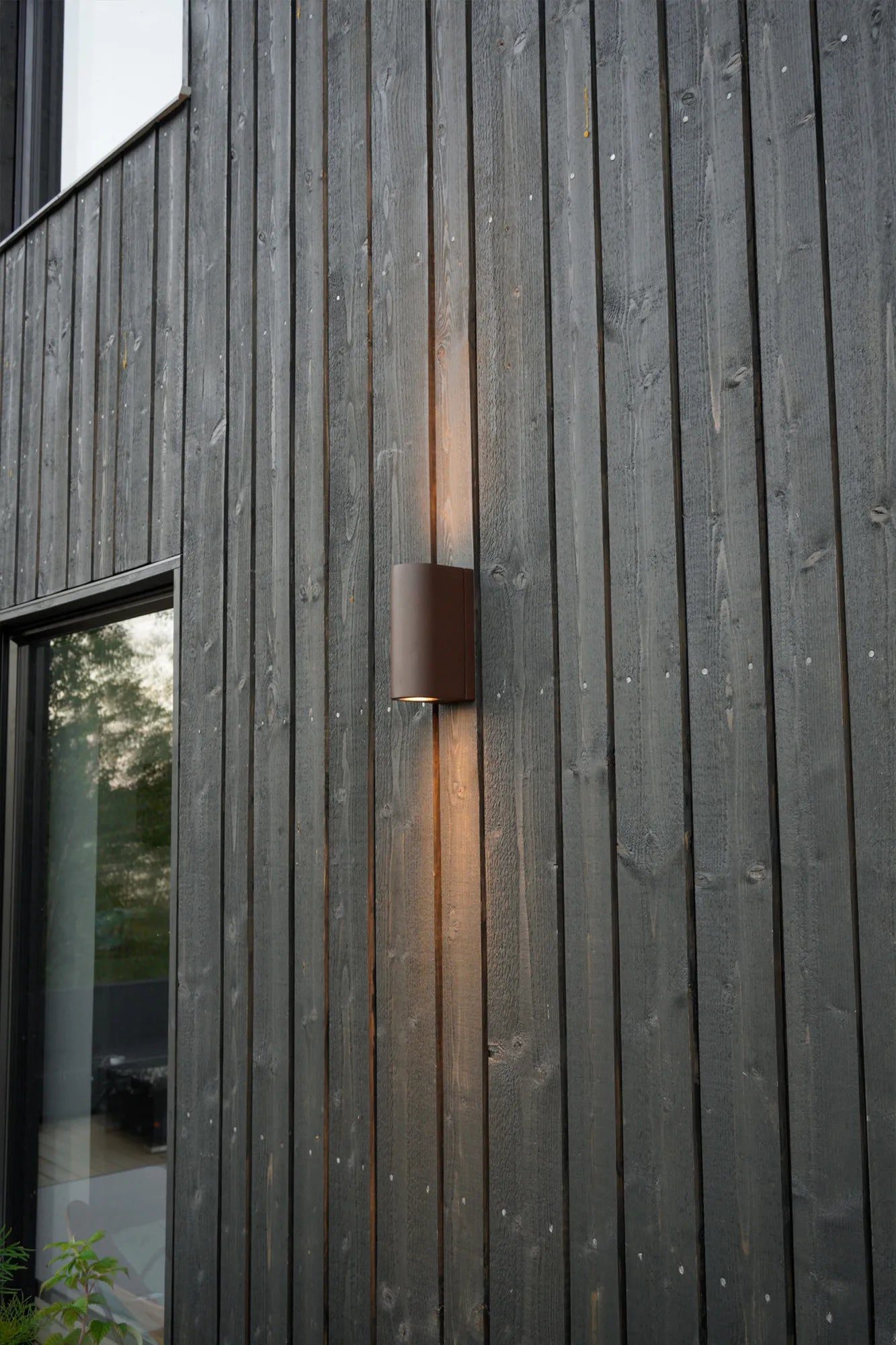 Alor Outdoor Wall Lamp Corten Double