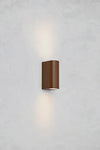 Alor Outdoor Wall Lamp Corten Double