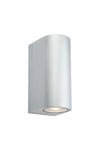 Alor Outdoor Wall Lamp Silver Double