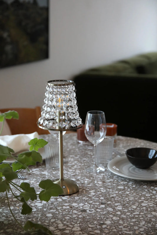 Liora Uppladdningsbar Bordslampa Mässing