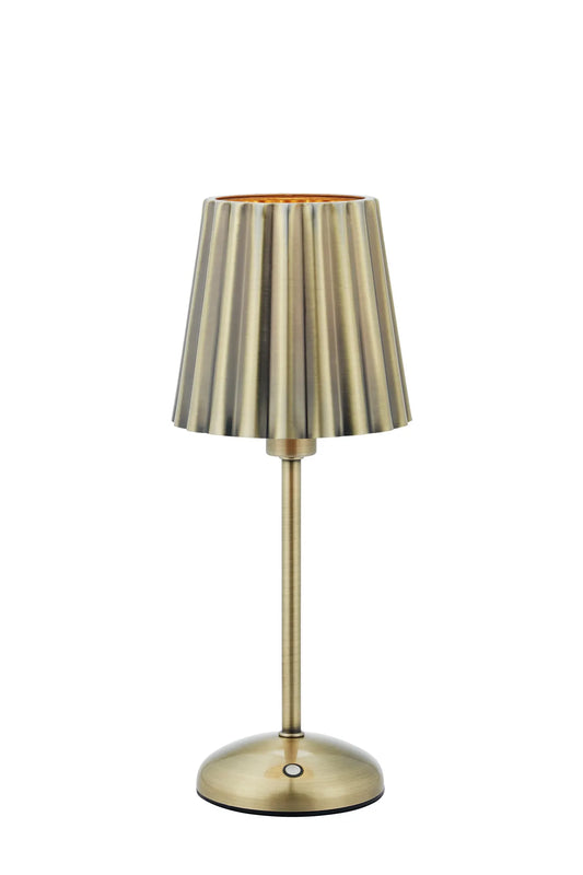 Celia Uppladdningsbar Bordslampa Mässing