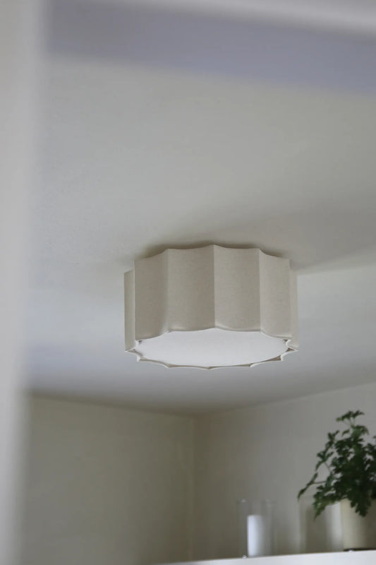 Olea Flush Mount Beige