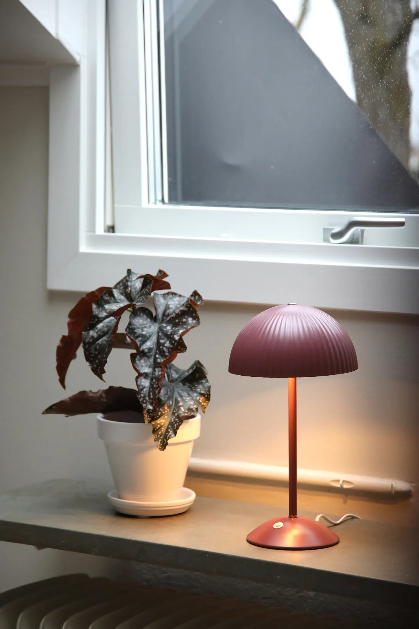 Zin Lampa stołowa Czerwona