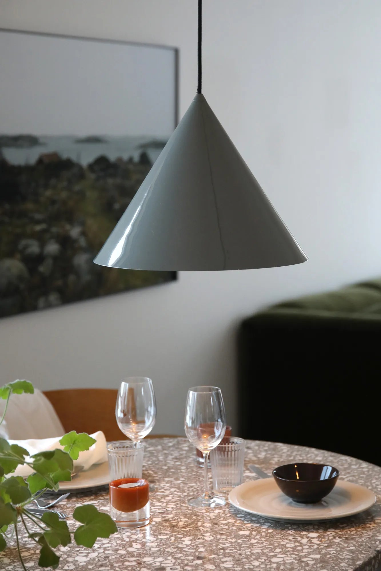 Tip Ceiling Lamp Grå 38 cm