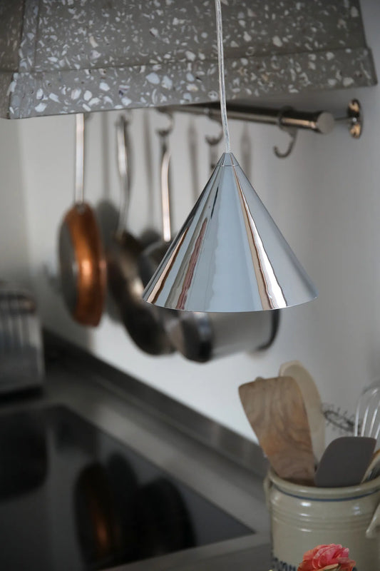 Tip Ceiling Lamp Chrome 20 cm