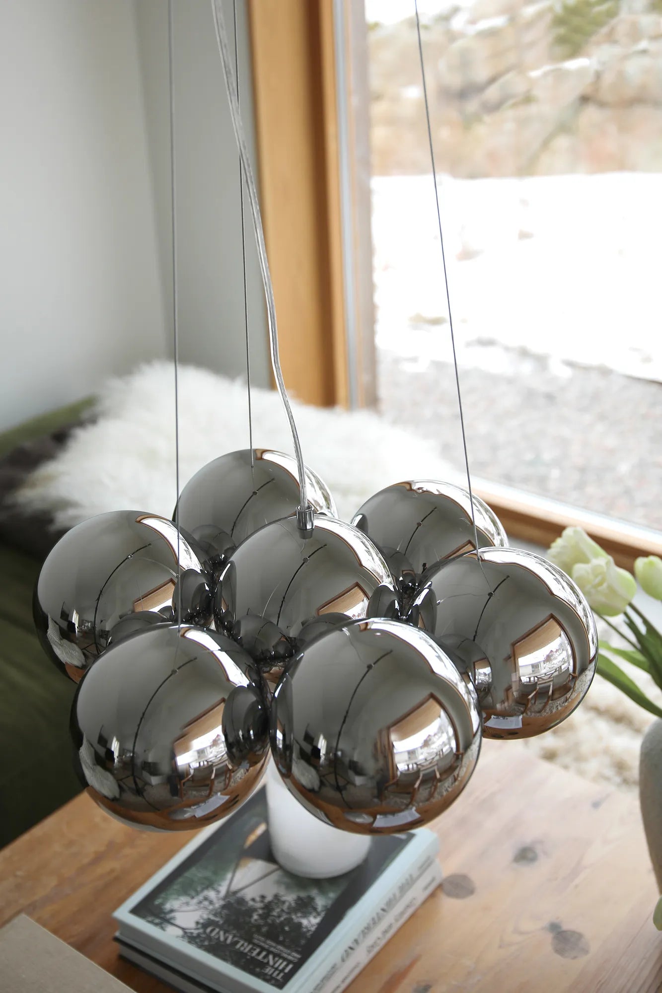 Cupolo Ceiling Lamp Chrome Round