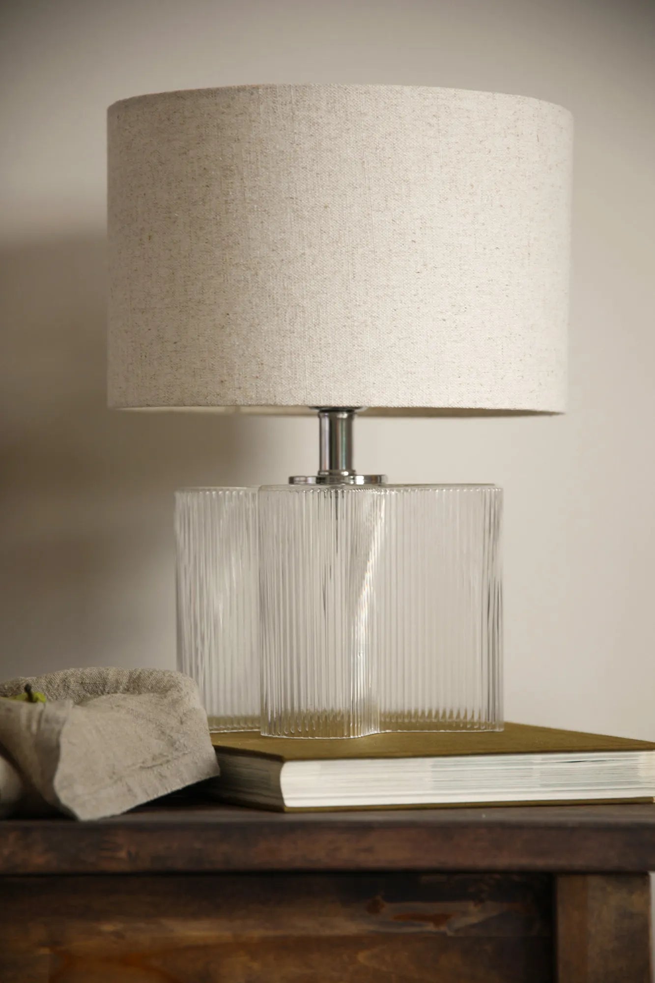 Vion Tischlampe Beige 37 cm