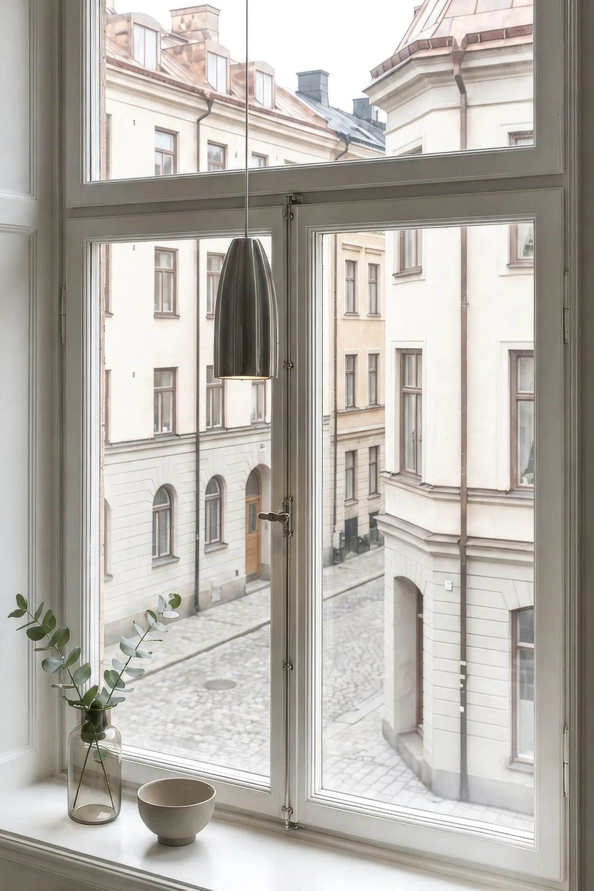 Clay Window Lamp Green