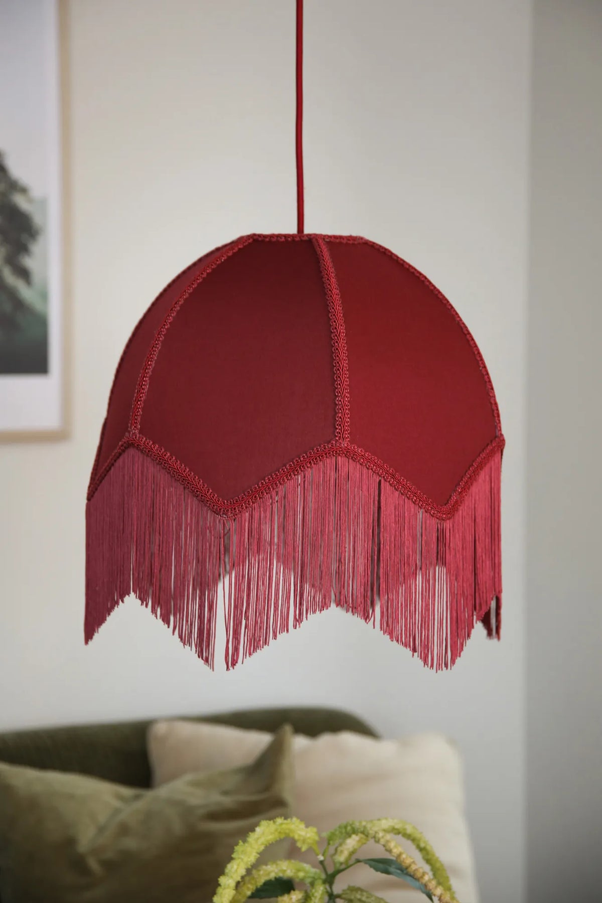 Gertrud Deckenlampe Rot