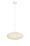 Solia Taklampa Vit Oval 50 cm