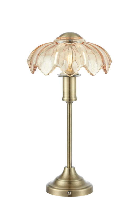 Kurage Akumulatorowa lampa stołowa Bursztynowa