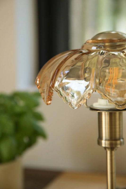 Kurage Uppladdningsbar Bordslampa Bärnsten