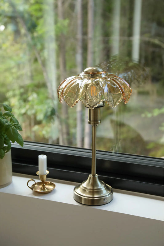 Kurage Uppladdningsbar Bordslampa Bärnsten