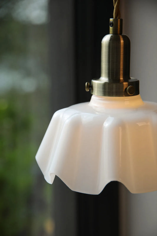 Ona Fensterlampe Messing 18 cm