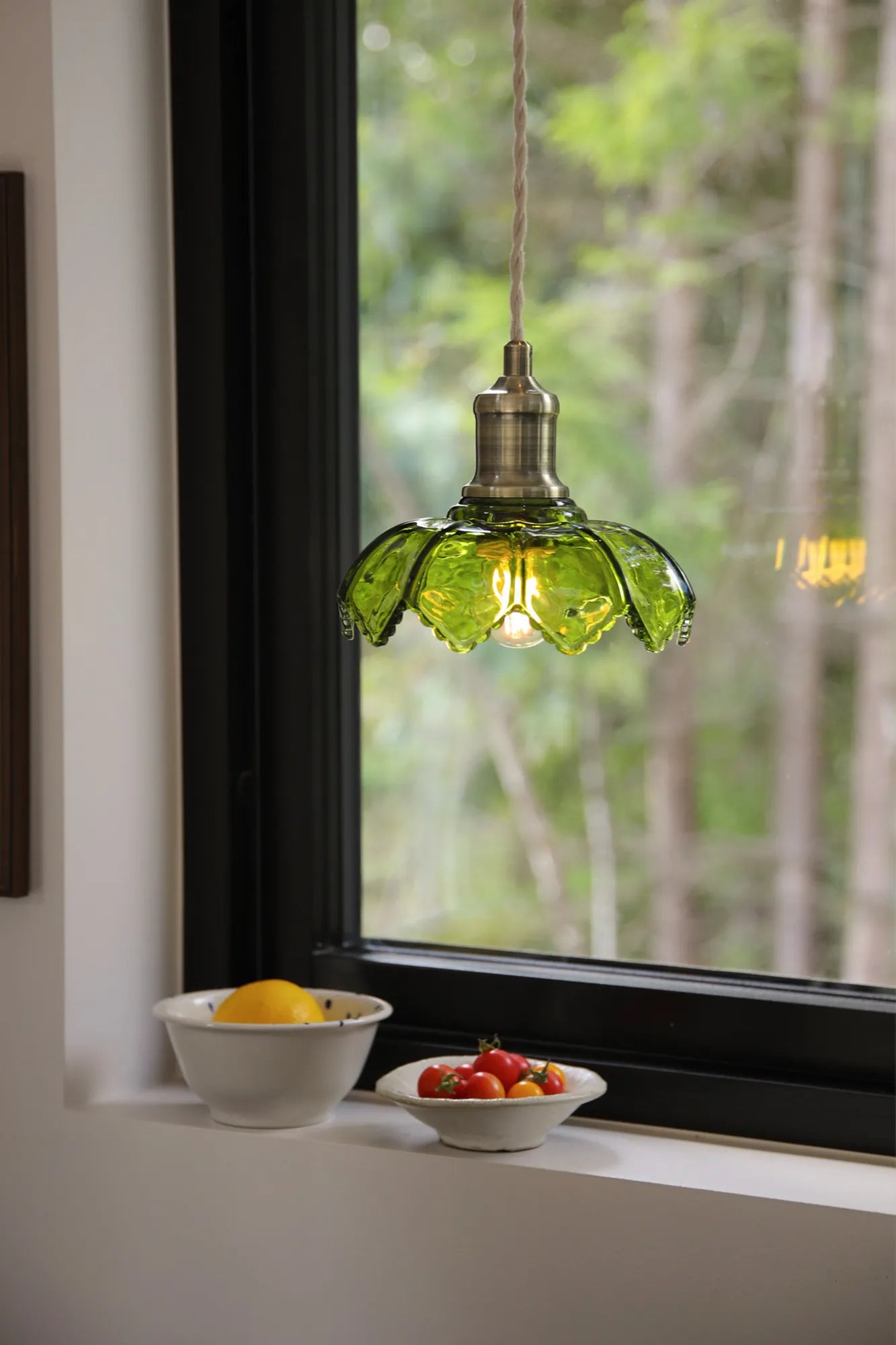 Curio Fensterlampe Grün