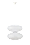 Dual vit taklampa 60 cm | Dual white pendant lamp | Dual weiß Pendelleuchte