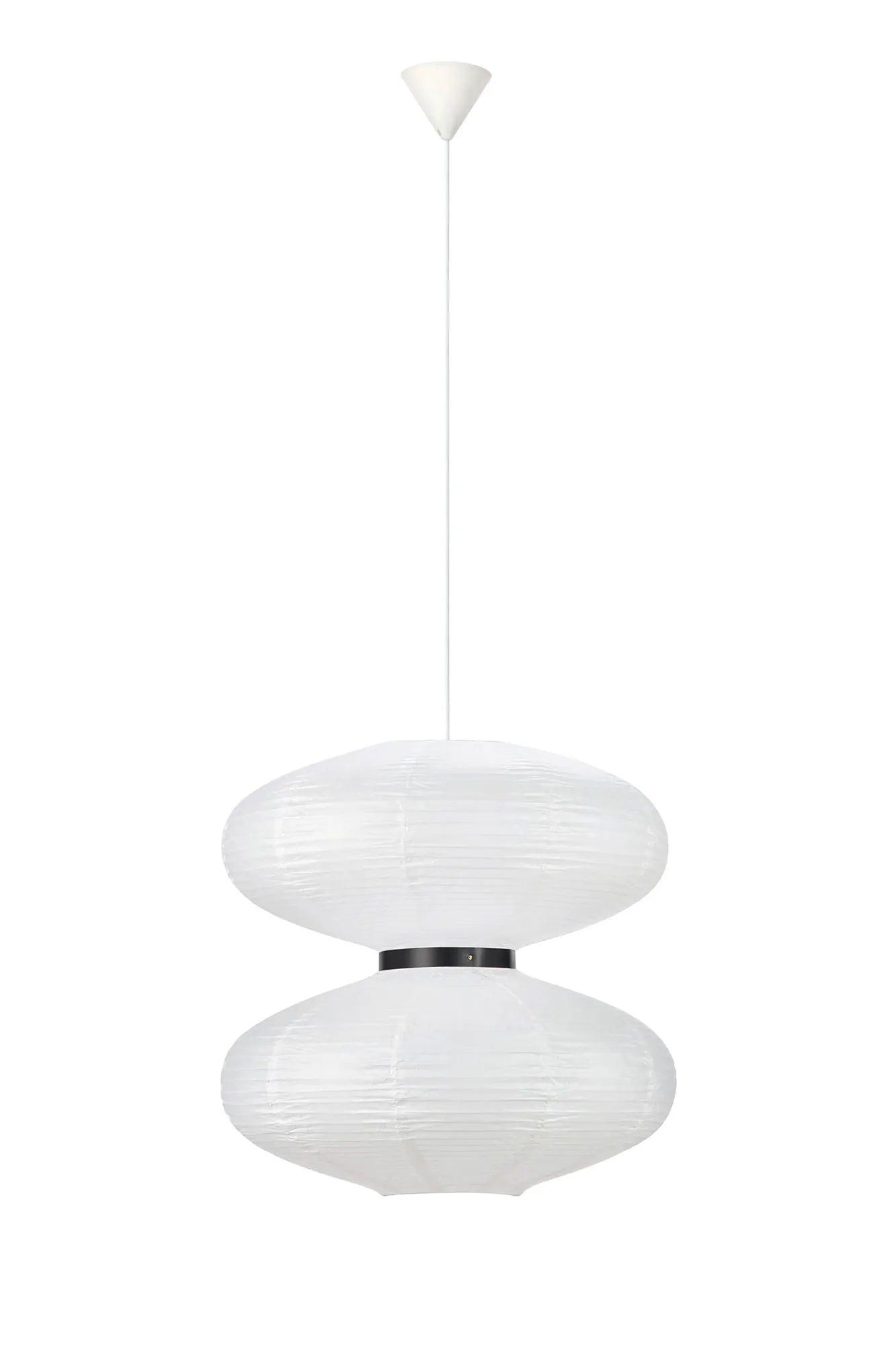 Dual vit taklampa 60 cm | Dual white pendant lamp | Dual weiß Pendelleuchte