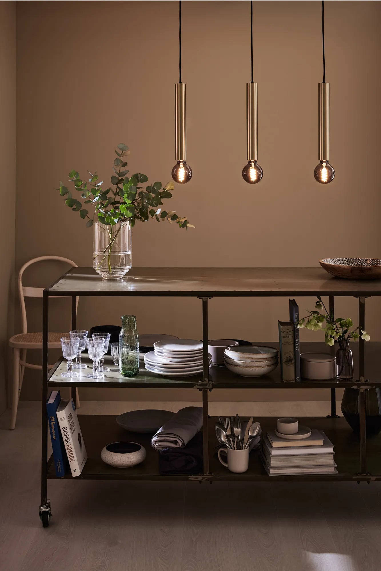 Sencillo mässing taklampa belysning | Sencillo brass pendant lamp | Sencillo Messing Pendelleuchte