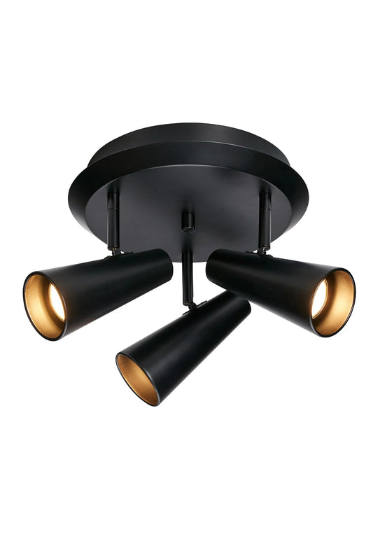Crest Spotlight Black Round