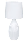 Stephanie Table Lamp White