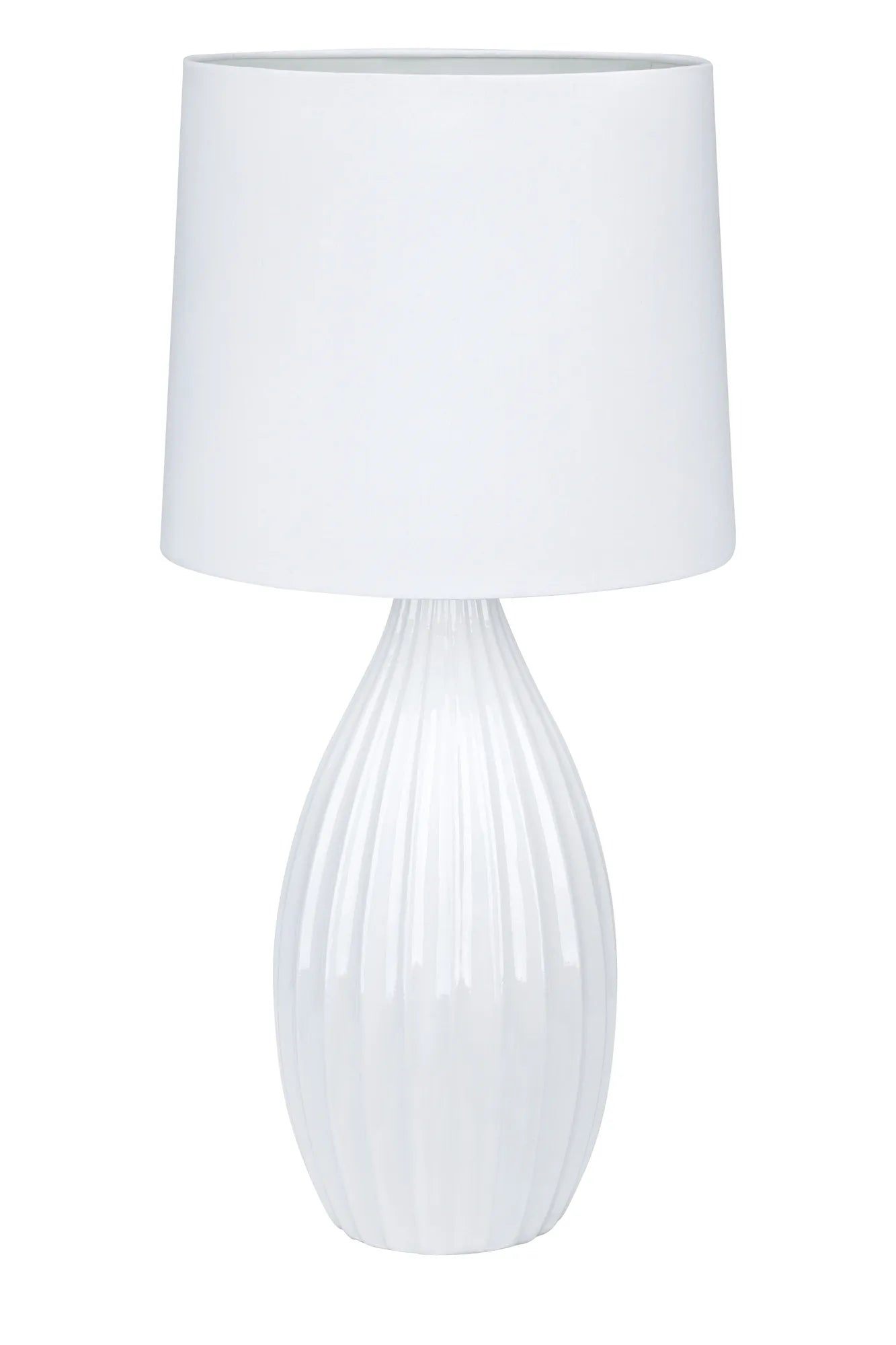 Stephanie Table Lamp White