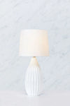Stephanie Table Lamp White