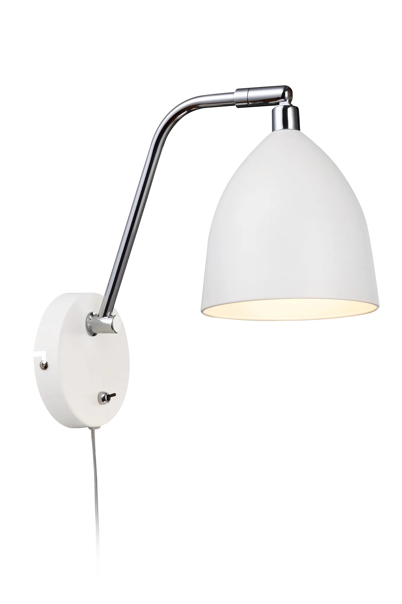 Fredrikshamn Wall lamp White/Chrome