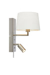 Como Wall Lamp Steel/White